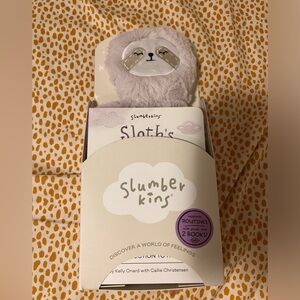 Slumberkins Sloth with books
